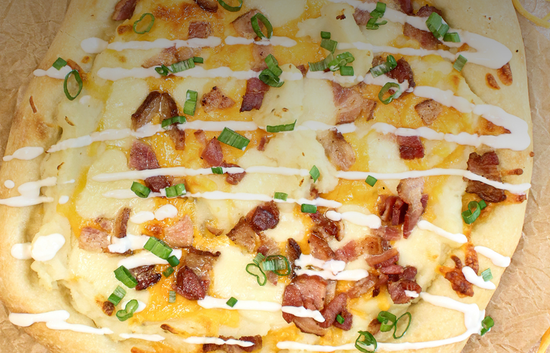 Loaded Baked Potato Pizza