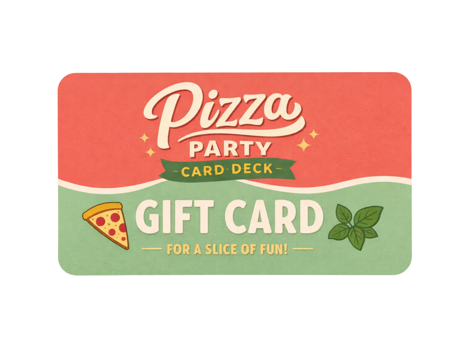Pizza Party Card Deck Virtual Gift Card