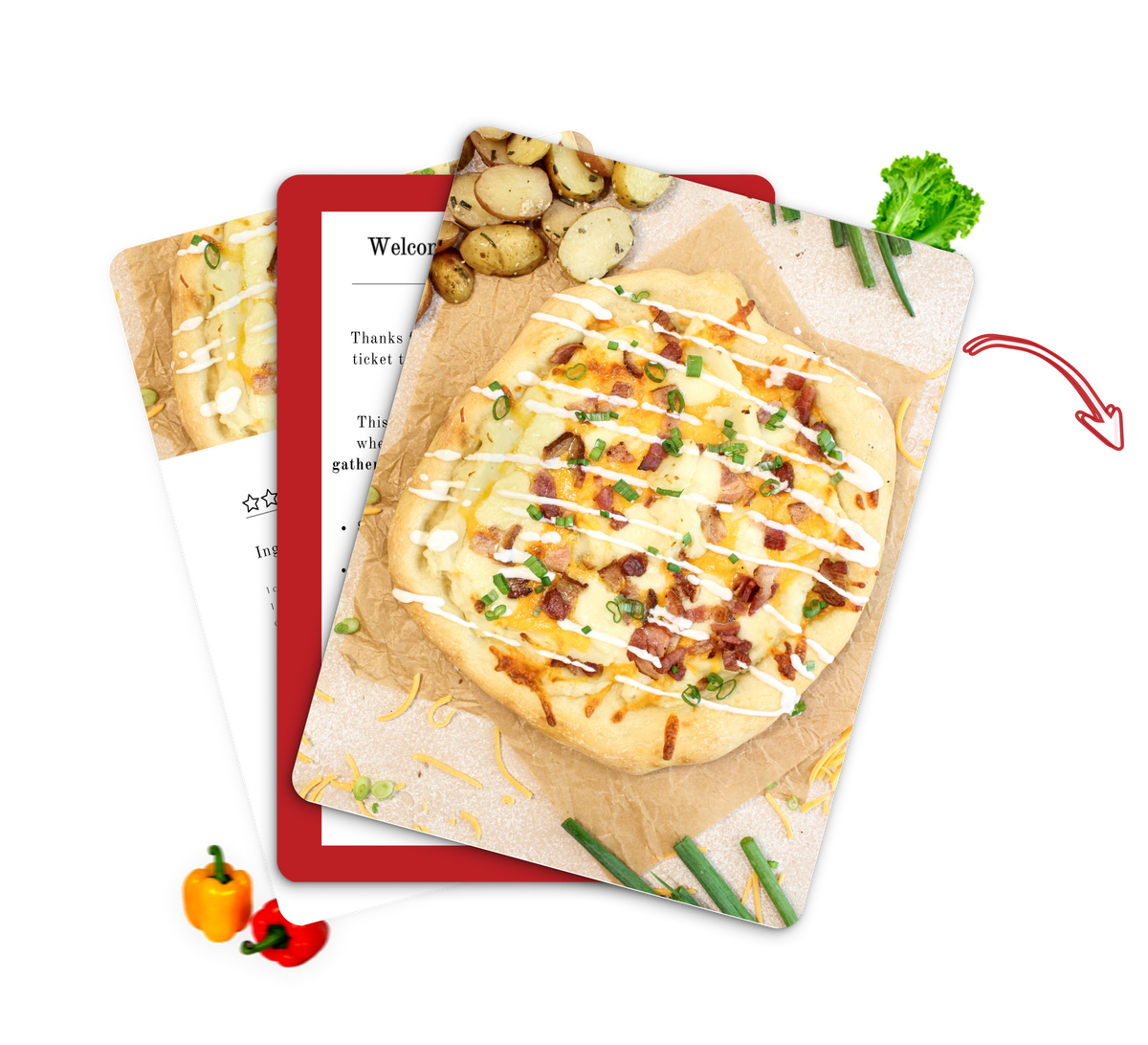 Shuffle. Pick. Bake. Pizza night just got fun again.